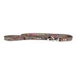 Omni Pet Leather Paisley Dog Leash Chocolate 3 4in. x 4ft. on Sale