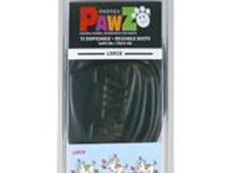 Pawz Dog Boots Black Large Cheap