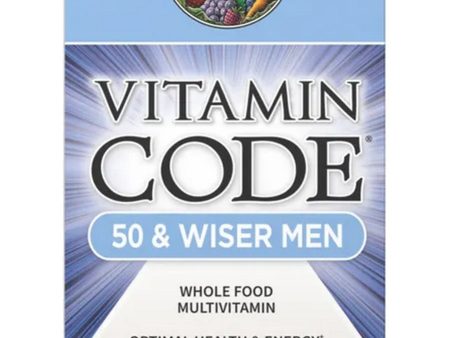 Garden of Life, Vitamin Code, 50 & Wiser Men, 120 Vegetarian Capsules Hot on Sale