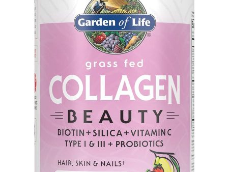 Garden of Life, Grass Fed Collagen Beauty, Strawberry Lemonade, 9.52 oz Cheap