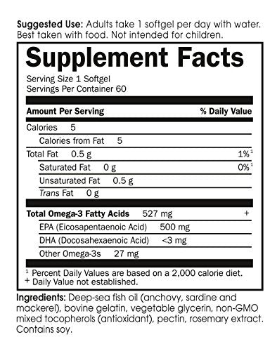 Garden of Life, Mood Omega-3 Fish Oil,500 mg, 60 Softgels Online