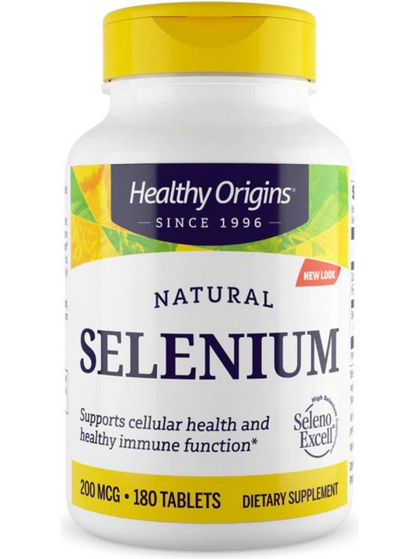 Healthy Origins, Natural Selenium, 200 mcg, 180 Tablets Online Hot Sale