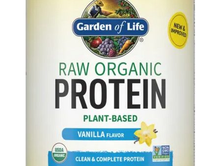 Garden of Life, Raw Organics, Protein, Vanilla, 23.28 oz For Sale