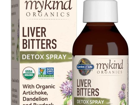 Garden of Life, MyKind Organics, Liver Bitters Detox Spray, 2 oz Online Hot Sale