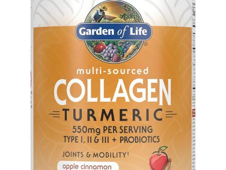 Garden of Life, Multi-Source Collagen Turmeric, Apple Cinnamon, 7.76 oz Discount