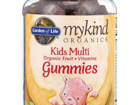 Garden of Life, MyKind Organics, Kids Multi, Cherry, 120 Vegan Gummy Bears Cheap