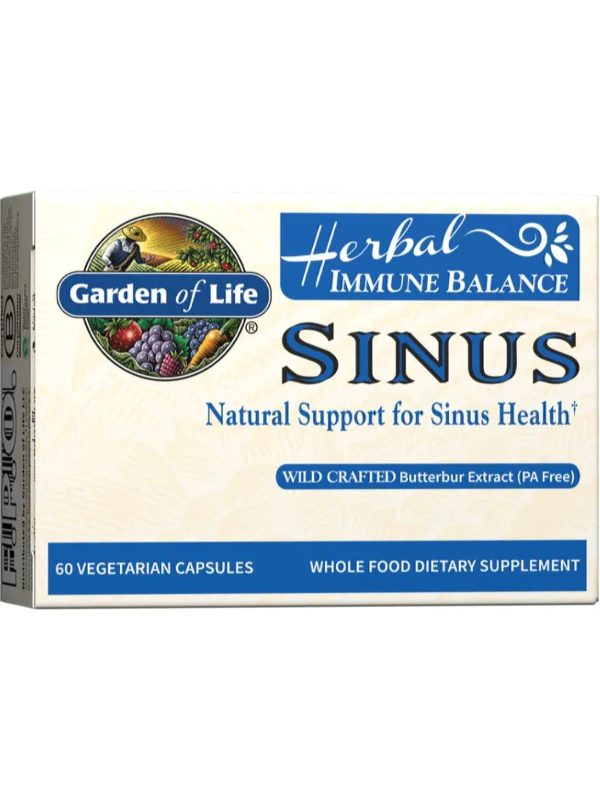 Garden of Life, Immune Balance Sinus, 60 Vegetarian Capsules Discount