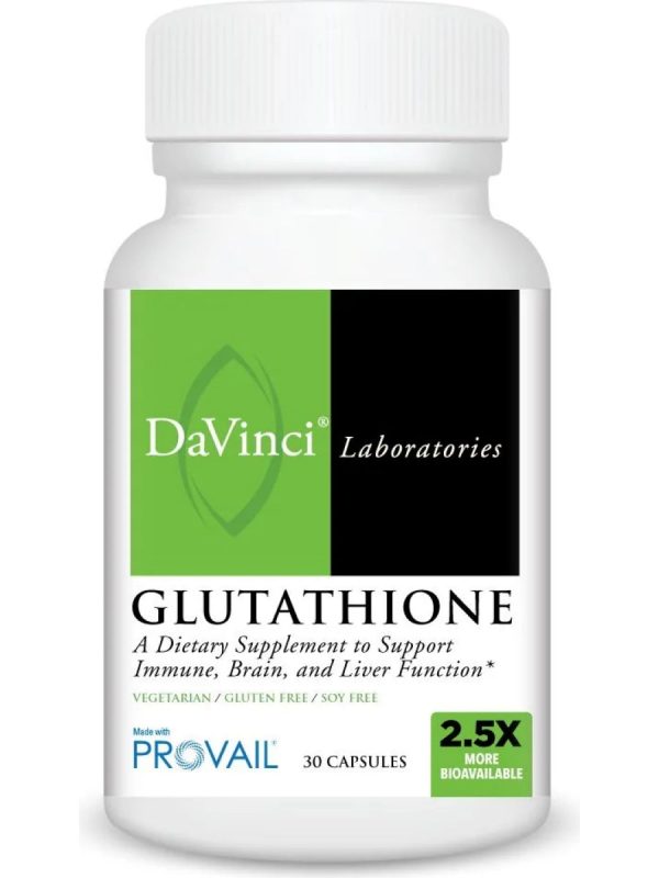 DaVinci Laboratories, Glutathione, 30 Capsules For Discount