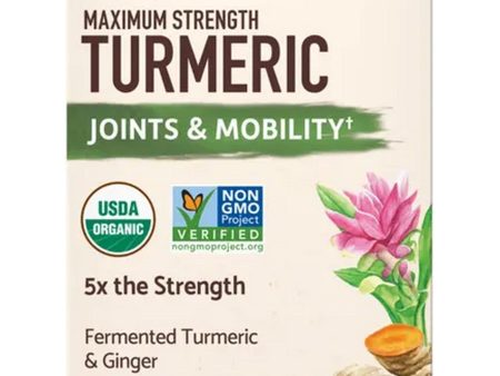 Garden of Life, MyKind Organics, Maximum Strength Turmeric Joints & Mobility, 30 Vegan Tablets Fashion