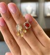 Eden Presley 14K Yellow Gold Multicolored stone open Ring Online Sale