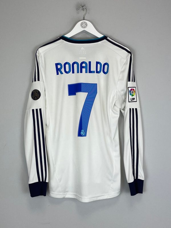 2012 13 REAL MADRID RONALDO #7 L S HOME SHIRT (M) ADIDAS Online now