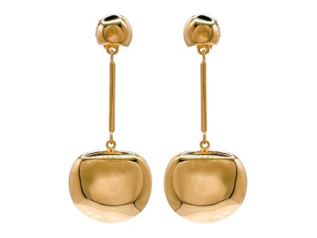 Jay Feder 14k Yellow Gold Small Drop Earrings Discount