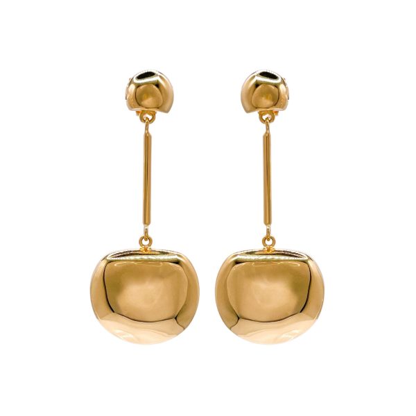 Jay Feder 14k Yellow Gold Small Drop Earrings Discount