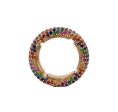 JAY FEDER 18K YELLOW GOLD MULTICOLOR STONE RING Online Sale