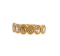 Jay Feder 18k Yellow Gold Yellow Oval Diamond Band Ring Supply