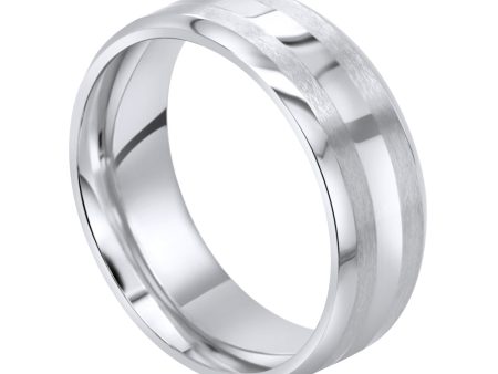 Jay Feder Cobalt Poished Center Brushed Edges Ring Hot on Sale