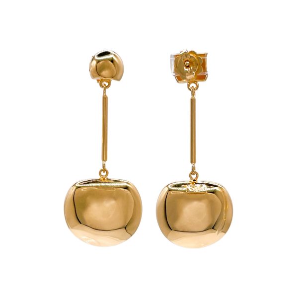 Jay Feder 14k Yellow Gold Small Drop Earrings Discount