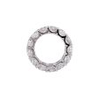 JAY FEDER PLATINUM ROUND DIAMOND ETERNITY BAND RING For Cheap