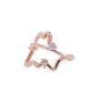 Jay Feder 18k Rose Gold Diamond Freeform Cocktail Ring Online Sale