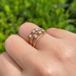 JAY FEDER 14K YELLOW GOLD SLIDING DIAMOND RING Sale