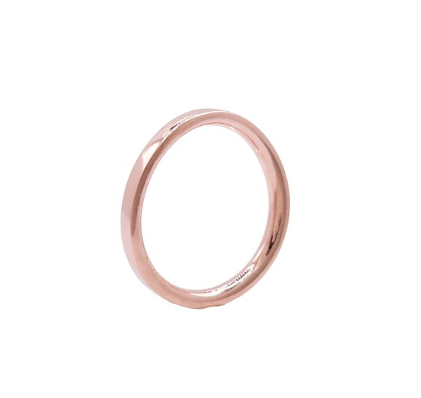 JAY FEDER 18K ROSE GOLD CURVEND BAND RING Online