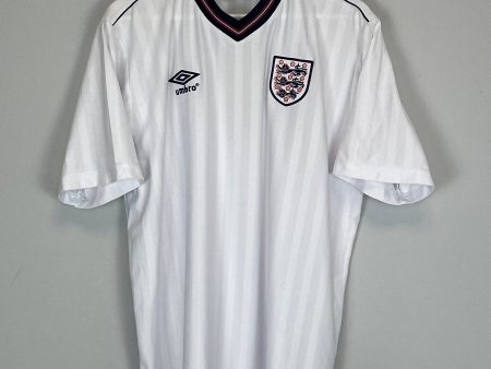 1986 ENGLAND *RE-ISSUE* HOME SHIRT (L) UMBRO Fashion