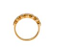 Jay Feder 18k Yellow Gold Yellow Oval Diamond Band Ring Supply