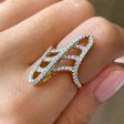 Kavant & Sharart 18k Yellow Gold Diamond Talisman Ring Hot on Sale