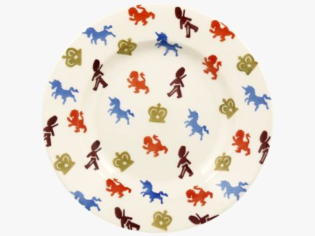 British Lions & Unicorns 8 1 2 Inch Plate on Sale