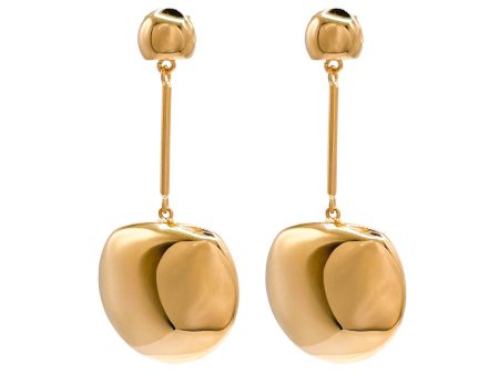 Jay Feder 14k Yellow Gold Large Drop Earrings For Cheap