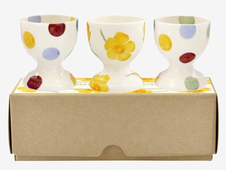 Buttercup Scattered Set Of 3 Egg Cups Boxed Online Sale