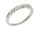 Jay Feder 14K White Gold Diamond Band Hot on Sale