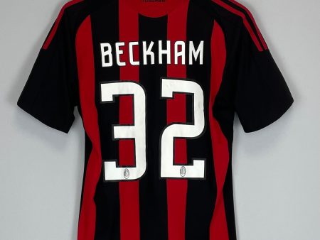 2008 09 AC MILAN BECKHAM #23 HOME SHIRT (S) ADIDAS Supply