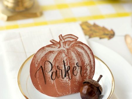 Pumpkin Placecards Discount