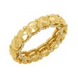 Luisa Alexander 14K Yellow Gold Diamond Goldstone Eternity Band Cheap