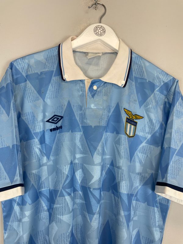 1989 91 LAZIO #3 HOME SHIRT (L) UMBRO Online now