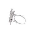 JAY FEDER 14K WHITE GOLD DIAMOND BUTTERFLY RING Supply