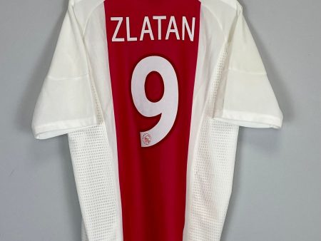 2002 04 AJAX ZLATAN #9 HOME SHIRT (L) ADIDAS Sale