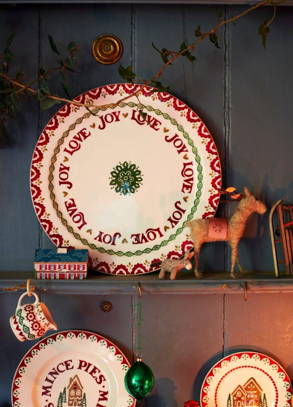 Christmas Joy Serving Plate Cheap