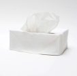 Linen white Tissue Box Cover Discount