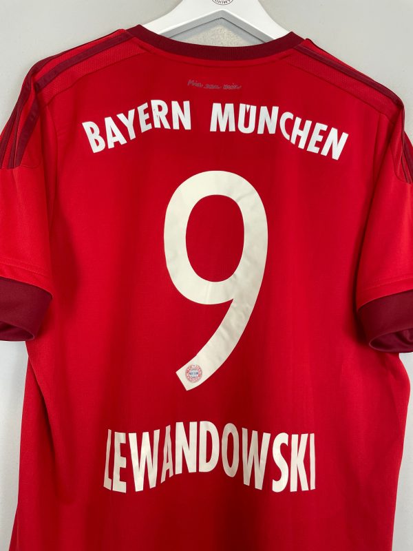 2015 16 BAYERN MUNICH LEWANDOWSKI #9 HOME SHIRT (L) ADIDAS Discount