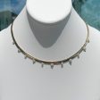 JAY FEDER 14K YELLOW GOLD DIAMOND OMEGA CHAIN NECKLACE Fashion