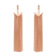 Shiva 18K Rose Gold Diamond Tassel Earrings Online