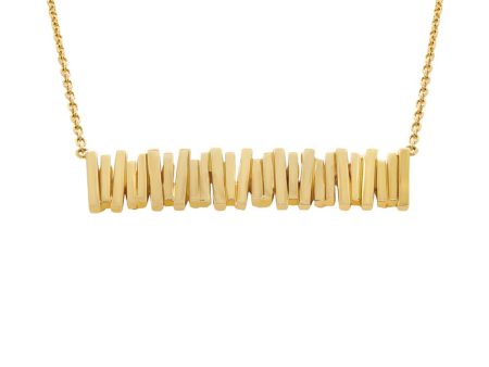 Suzanne Kalan 18K Yellow gold Thick Bar Necklace Online