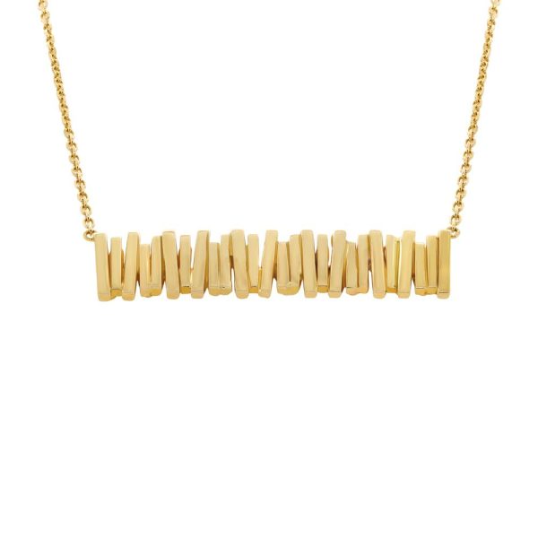 Suzanne Kalan 18K Yellow gold Thick Bar Necklace Online