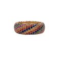 JAY FEDER 18K YELLOW GOLD MULTICOLOR STONE RING Online Sale