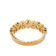 Jay Feder 18k Yellow Gold Pear Yellow Diamond Bezel Milgrain Band Ring Online Sale