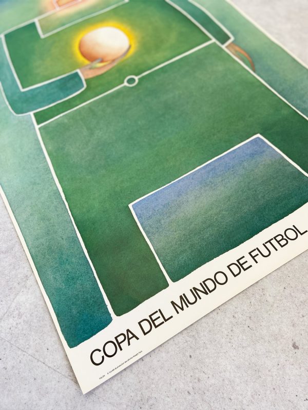 1982 ZARAGOZA COPA DEL MUNDO DE FUTBOL ESPANA ORIGINAL  PRINT on Sale