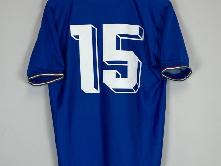 1986 91 ITALY #15 (BAGGIO) HOME SHIRT (L) DIADORA For Cheap