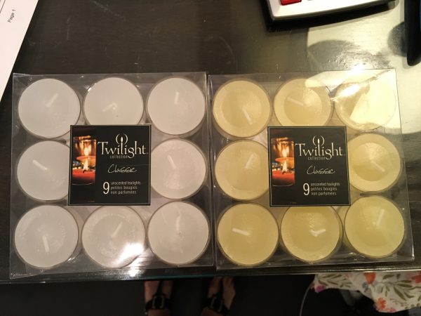 Assorted unscented tealights For Discount